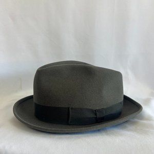 Guerra 1855 x Worth & Worth Fedora Hat, Gray - Medium/57 cm